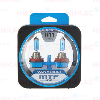 MTF - H11 12V 55w 5000K - Vanadium 